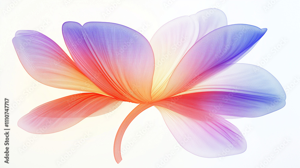 Fototapeta premium abstract background with flowers