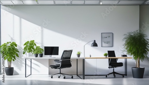 Bare Essentials: A Tranquil Office with Simple Elegance