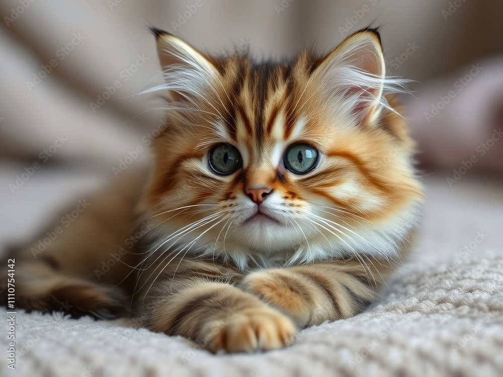 Obraz premium fluffy kitten