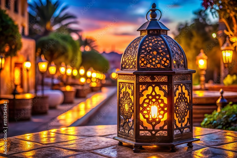 Ornate Metal Lantern with Intricate Designs, Glowing Flames, and Warm Ambiance in a Cozy Outdoor Setting, Ideal for Architectural Photography and Evening Gatherings Ornate Metal Lantern with Intricate Designs, Glowing Flames, and Warm Ambiance in a Cozy Outdoor Setting, Ideal for Architectural Photography and Evening Gatherings