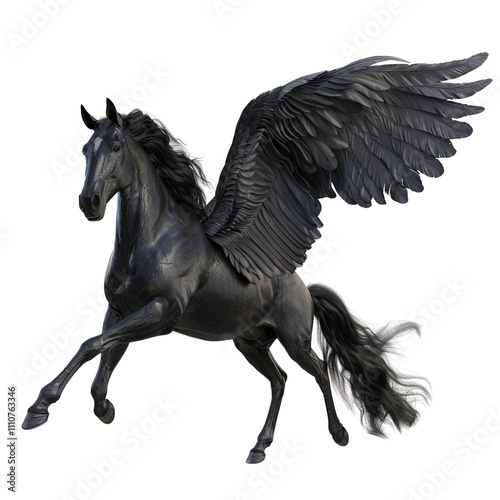 Black Winged Horse photo