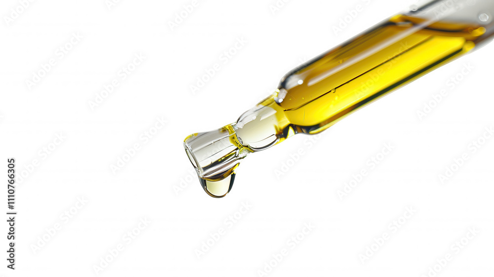 High Quality Olive Oil Sample Measurement Process with Dropper High Quality Olive Oil Sample Measurement Process with Dropper