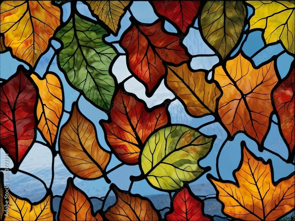 Fototapeta premium Patterned Glass