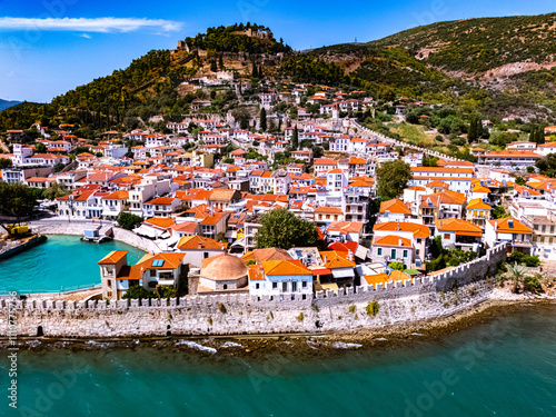 City of Nafpaktos, near Gulf of Corinth, Greece