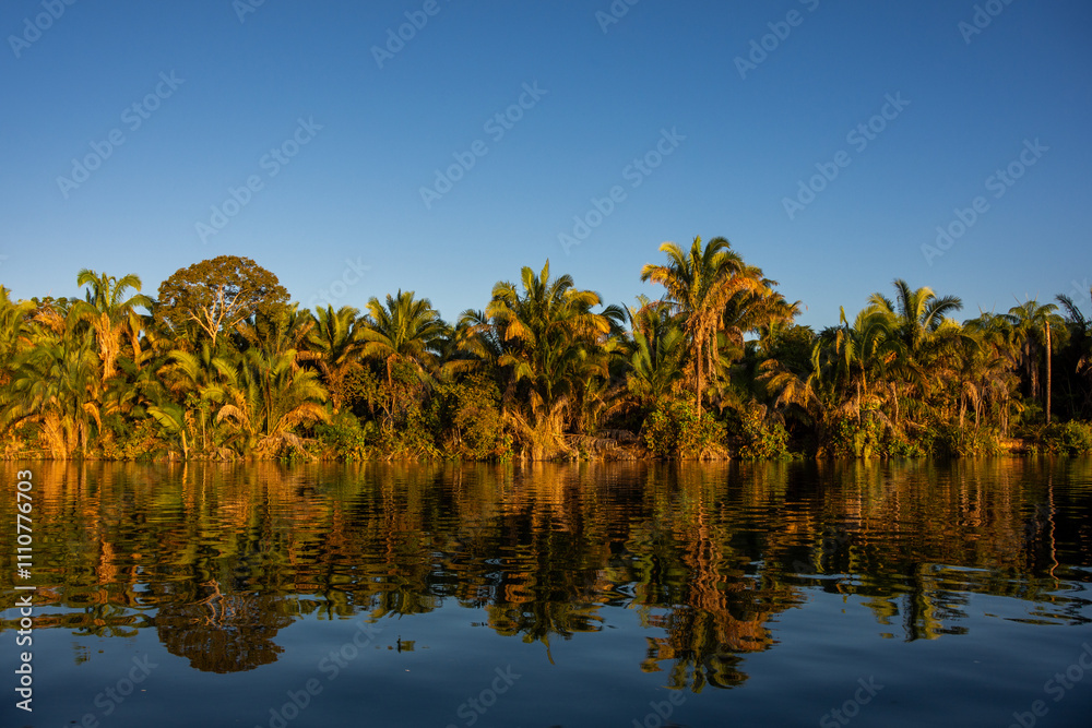 Landscape of Chapada das Mesas National Park by the sunset from Tocantins River - Carolina, State of Maranhão Landscape of Chapada das Mesas National Park by the sunset from Tocantins River - Carolina, State of Maranhão