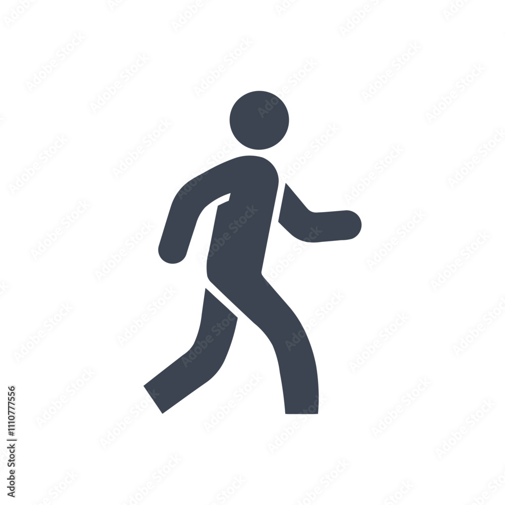 Person Walking Forward Icon Person Walking Forward Icon