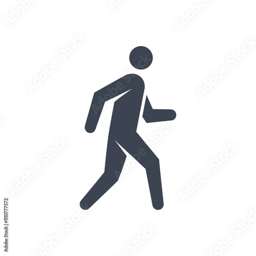Walking Movement Action Icon