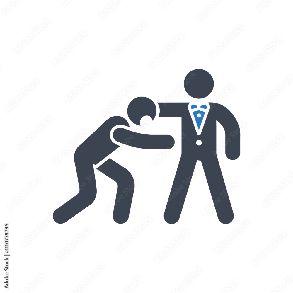 Obraz premium Support Gesture Icon