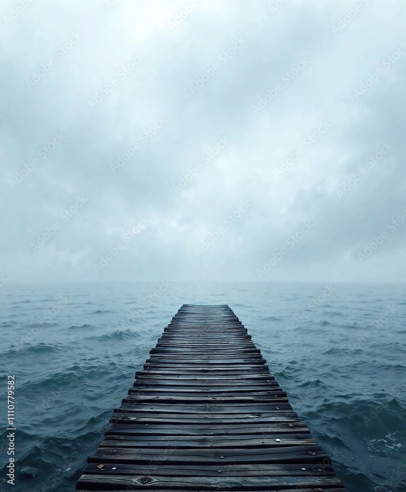 Weathered wooden pier jutting into the cloudy Black sea of Adler , pier, rugged shoreline, adler Weathered wooden pier jutting into the cloudy Black sea of Adler , pier, rugged shoreline, adler