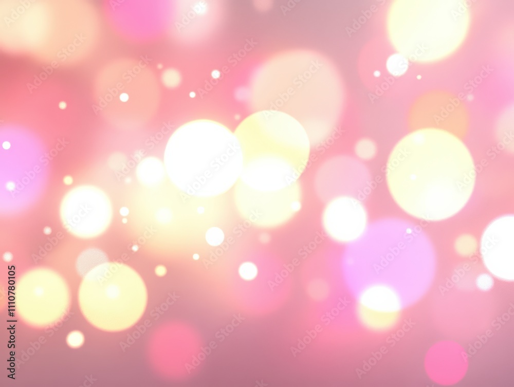Soft pink bokeh background with blurred circles for romantic and dreamy visuals. Soft pink bokeh background with blurred circles for romantic and dreamy visuals.