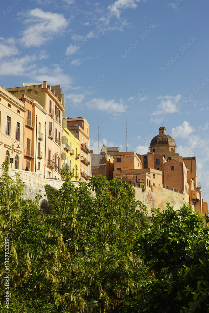 Cathedral and old town of Cagliari, Sardinia, Italy Cathedral and old town of Cagliari, Sardinia, Italy