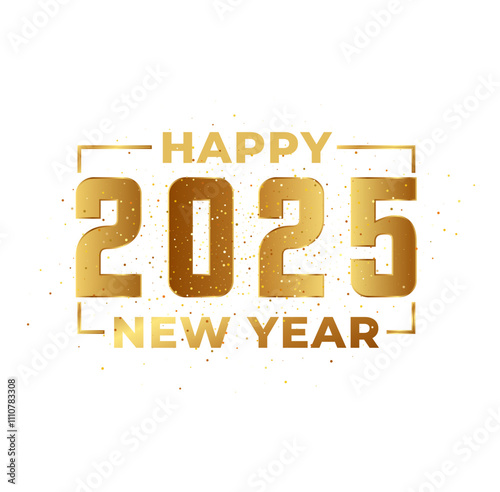 abstract background 2025 new year happy artistic design