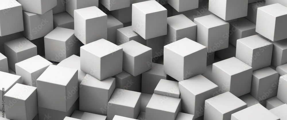 Geometric 3D cube pattern with square tiles, perfect for modern design backgrounds,Dynamic Abstract 3D White Geometric Cubes Popping Out from White Wall – Minimalist Modern Digital Art for Architectur Geometric 3D cube pattern with square tiles, perfect for modern design backgrounds,Dynamic Abstract 3D White Geometric Cubes Popping Out from White Wall – Minimalist Modern Digital Art for Architectur