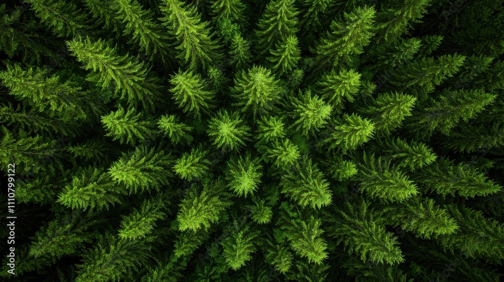 Aerial view of serene green forest canopy nature's perspective Aerial view of serene green forest canopy nature's perspective
