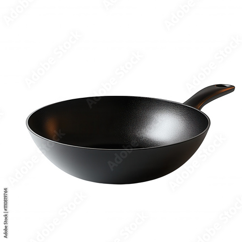 Black Cast Iron Skillet Cookware Close Up New Shine photo