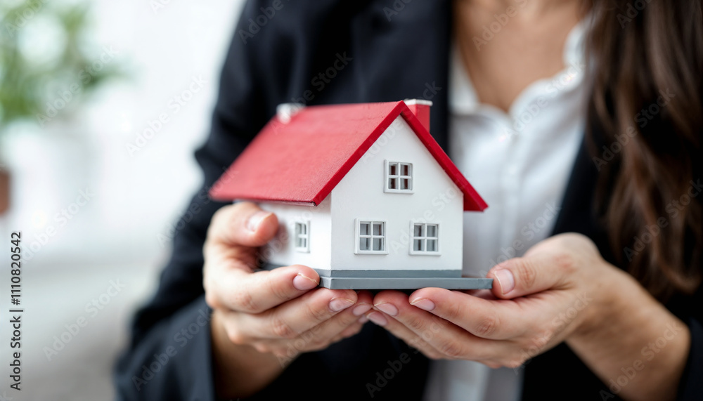 Hands Holding Miniature House Representing Real Estate Investment Opportunities
Hands Holding Miniature House Representing Real Estate Investment Opportunities