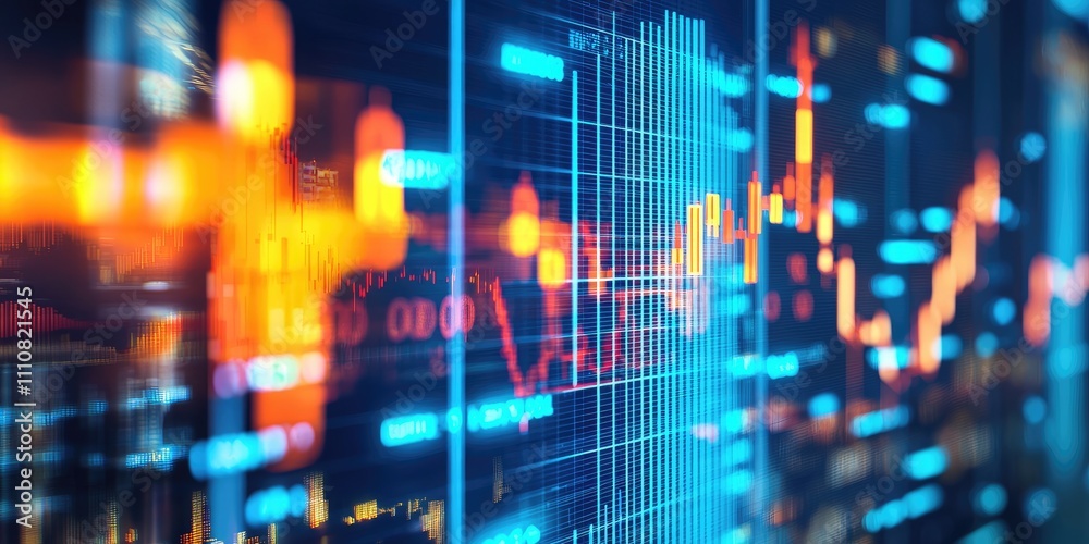 Fototapeta premium Predictive analytics applications like demand forecasting and fraud detection, aiding strategic decision-making.