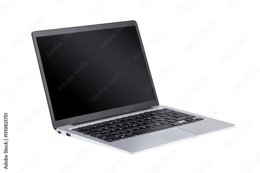 Sleek Modern Laptop Design Photography - Minimalist Clean Keyboard on Plain Background Sleek Modern Laptop Design Photography - Minimalist Clean Keyboard on Plain Background