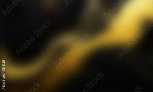 dark gold , template empty space color gradient rough abstract background , grainy noise grungy texture shine bright light and glow