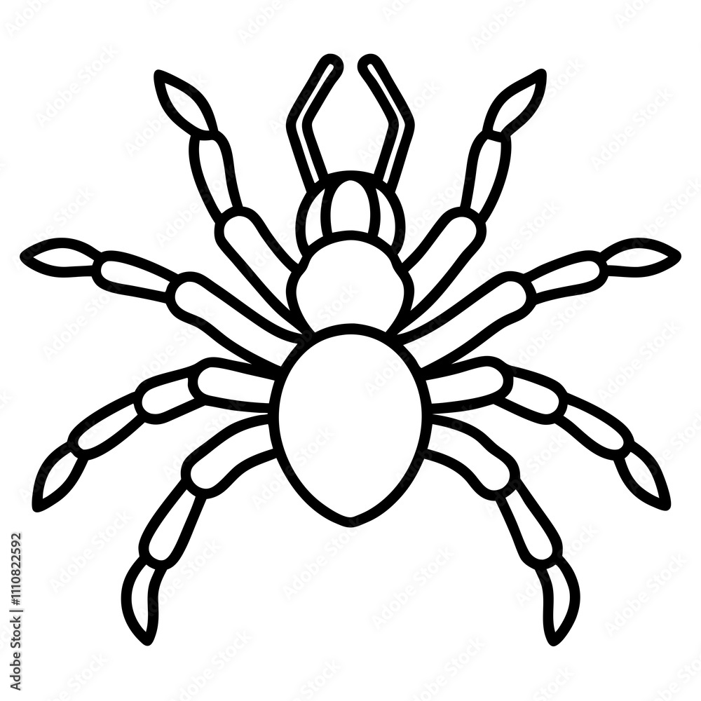 tarantula silhouette vector illustration tarantula silhouette vector illustration