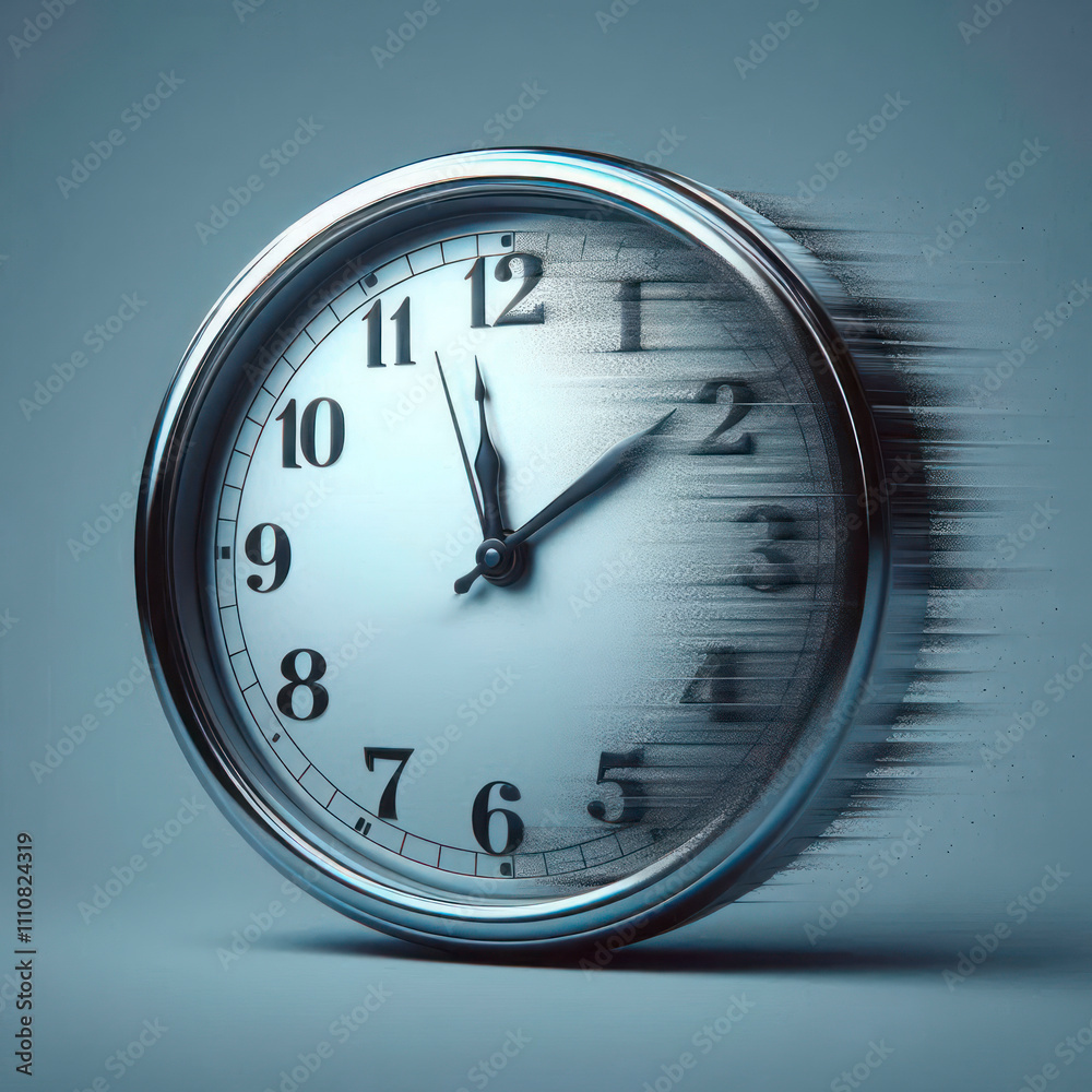 A watch with a blurred time dial. A watch with a blurred time dial.