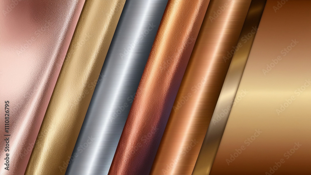 © Abdul - Gold rose, silver, bronze, copper and golden foil texture gradation background set. Vector shiny and metalic gradient collection for border, frame, ribbon, label design © Abdul - Gold rose, silver, bronze, copper and golden foil texture gradation background set. Vector shiny and metalic gradient collection for border, frame, ribbon, label design