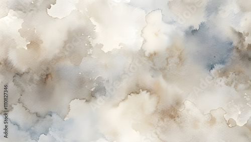 Beige and Gray Watercolor Stains with Airy Textures. Perfect for: Minimalist weddings, Modern branding, Neutral interiors