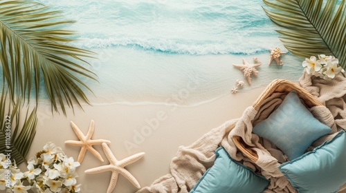 Beach Baby Photography Backdrop