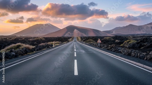 Volcanic Landscape Road