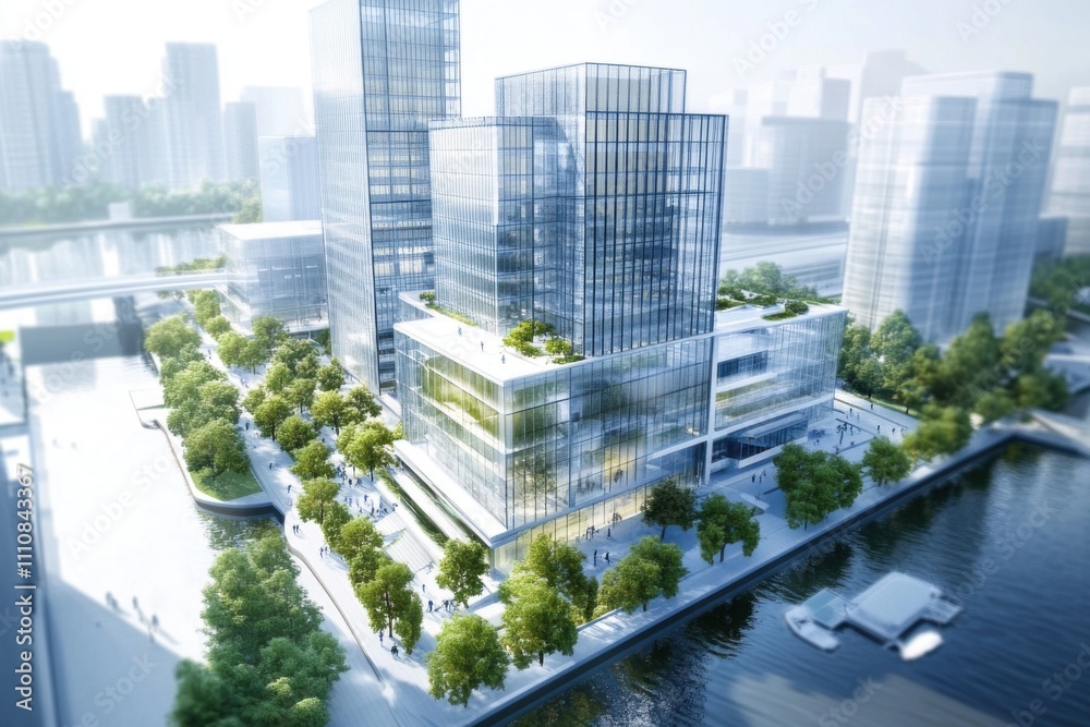 Obraz premium modern office building