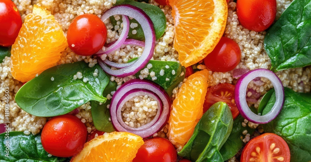 Vegetable Millet Salad. AI generated illustration. Vegetable Millet Salad. AI generated illustration.