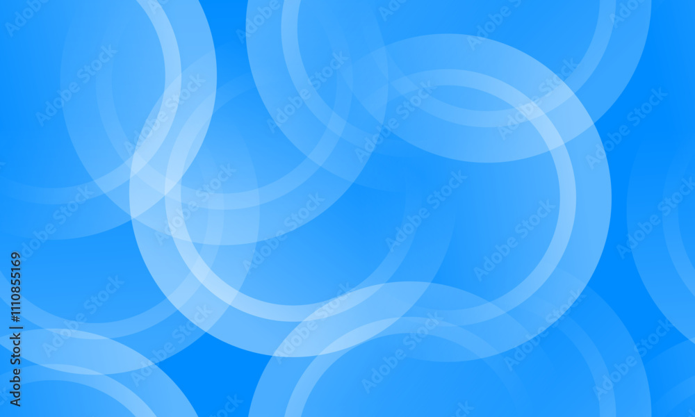 Translucent Blue Rings Abstract Design Background Translucent Blue Rings Abstract Design Background