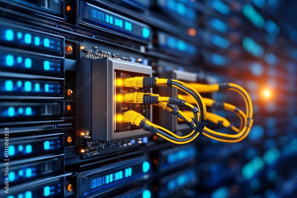 A detailed photo of a dual-CPU server board with advanced cooling systems installed A detailed photo of a dual-CPU server board with advanced cooling systems installed