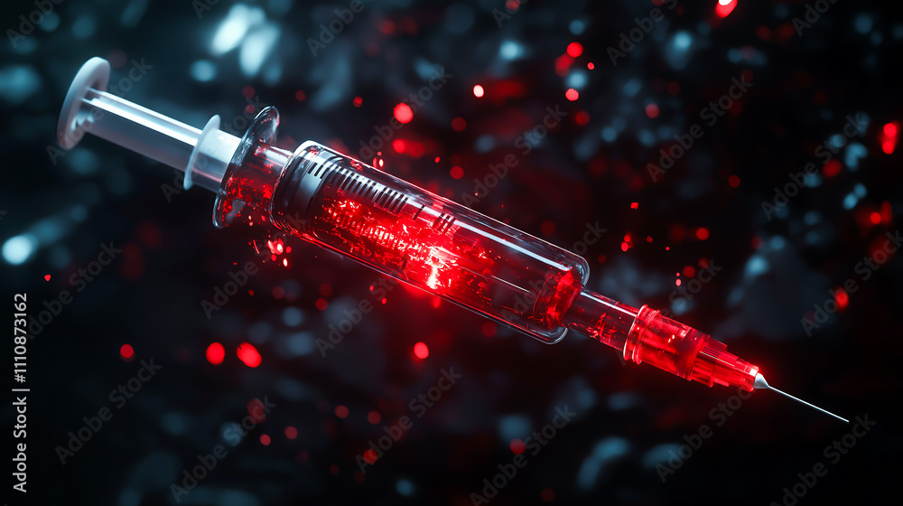 Red color digital syringe vaccination in the digital age Red color digital syringe vaccination in the digital age