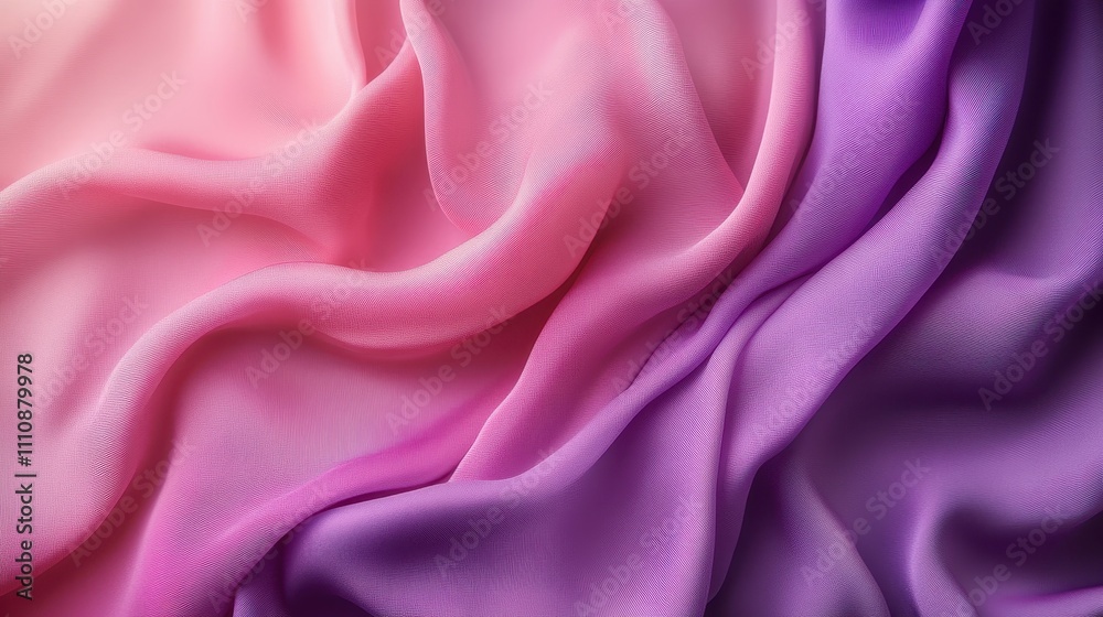 Fototapeta premium Aesthetic gradient tutorial transitioning from deep purple to pink in digital art