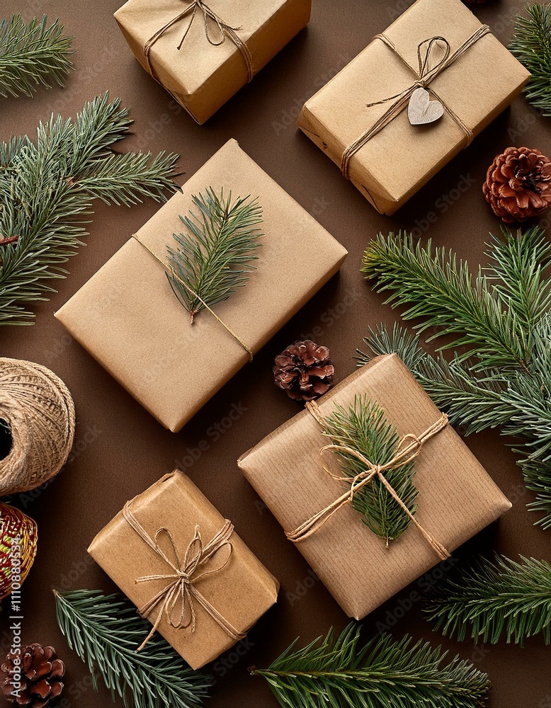Christmas gift box zero waste,Boxing Day, eco friendly packaging gifts kraft paper eco Christmas gift box zero waste,Boxing Day, eco friendly packaging gifts kraft paper eco