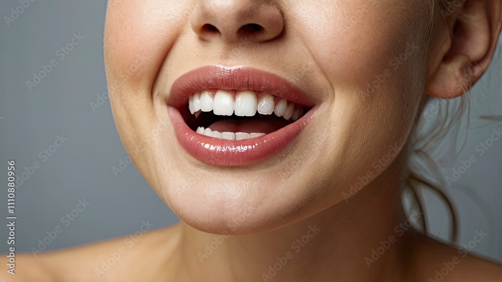 a_closeup_image_capturing_a_happy_woman_licki a_closeup_image_capturing_a_happy_woman_licki