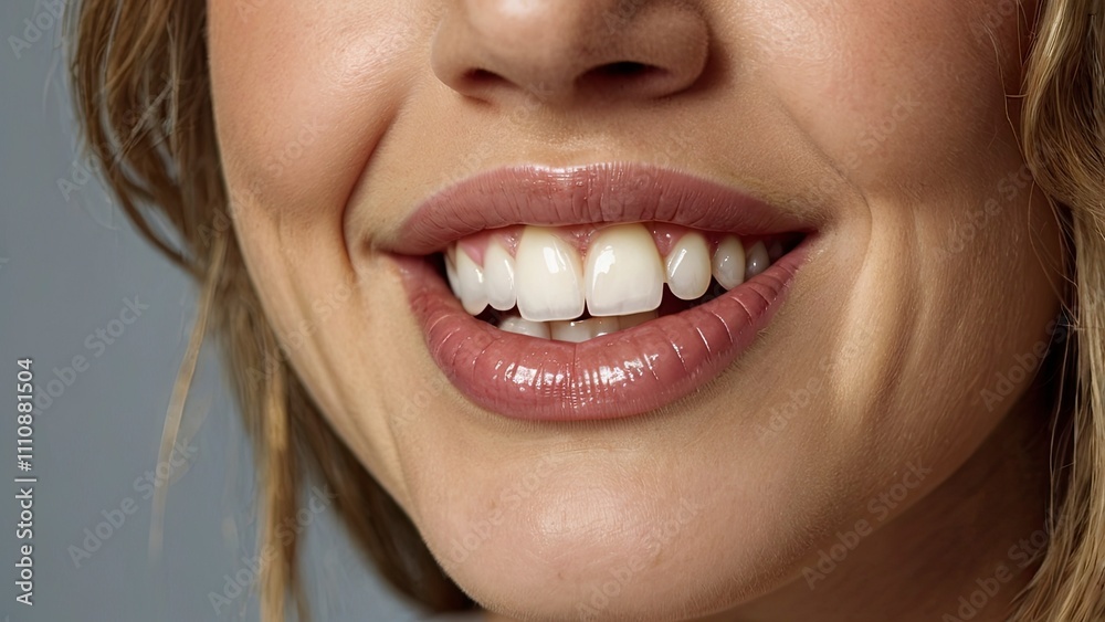 a_closeup_image_capturing_a_happy_woman_licki a_closeup_image_capturing_a_happy_woman_licki