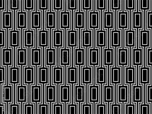 Line and Rectangle Shape Motif Pattern, Modern Contemporary Style, can use for Decoration, Ornate, Carpet, Tile, Wallpaper, Wrapping, Background, Fashion, Fabric or Graphic Design Element. Vector 