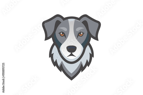 animal head mascot logo design 