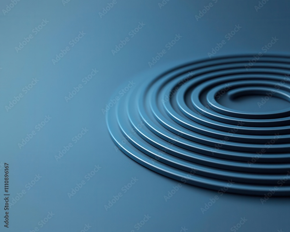 Obraz premium Speech articulation, dynamic sound spirals, 3D illustration