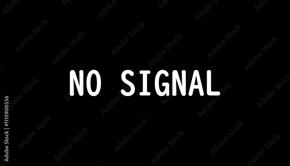 Obraz premium 技術的問題が発生した画面ノーシグナル1