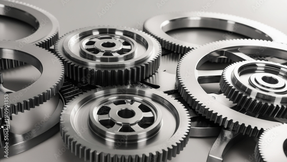 A sleek silver mechanism of interlocking gears, representing the seamless operation of a business. A sleek silver mechanism of interlocking gears, representing the seamless operation of a business.