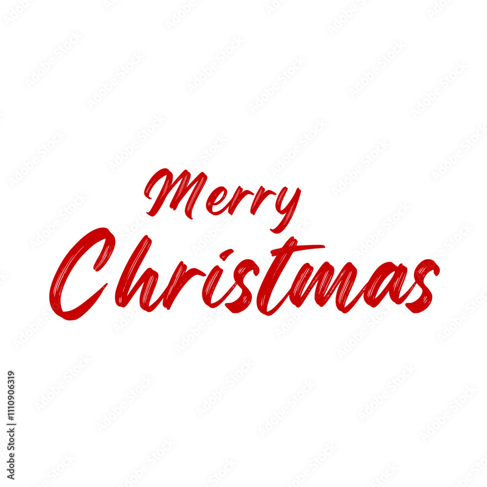 Merry Christmas Text Art Design In Red Color with White Background, Merry Christmas Design, Christmas Day Typography Text Design. Merry Christmas Text Art Design In Red Color with White Background, Merry Christmas Design, Christmas Day Typography Text Design.