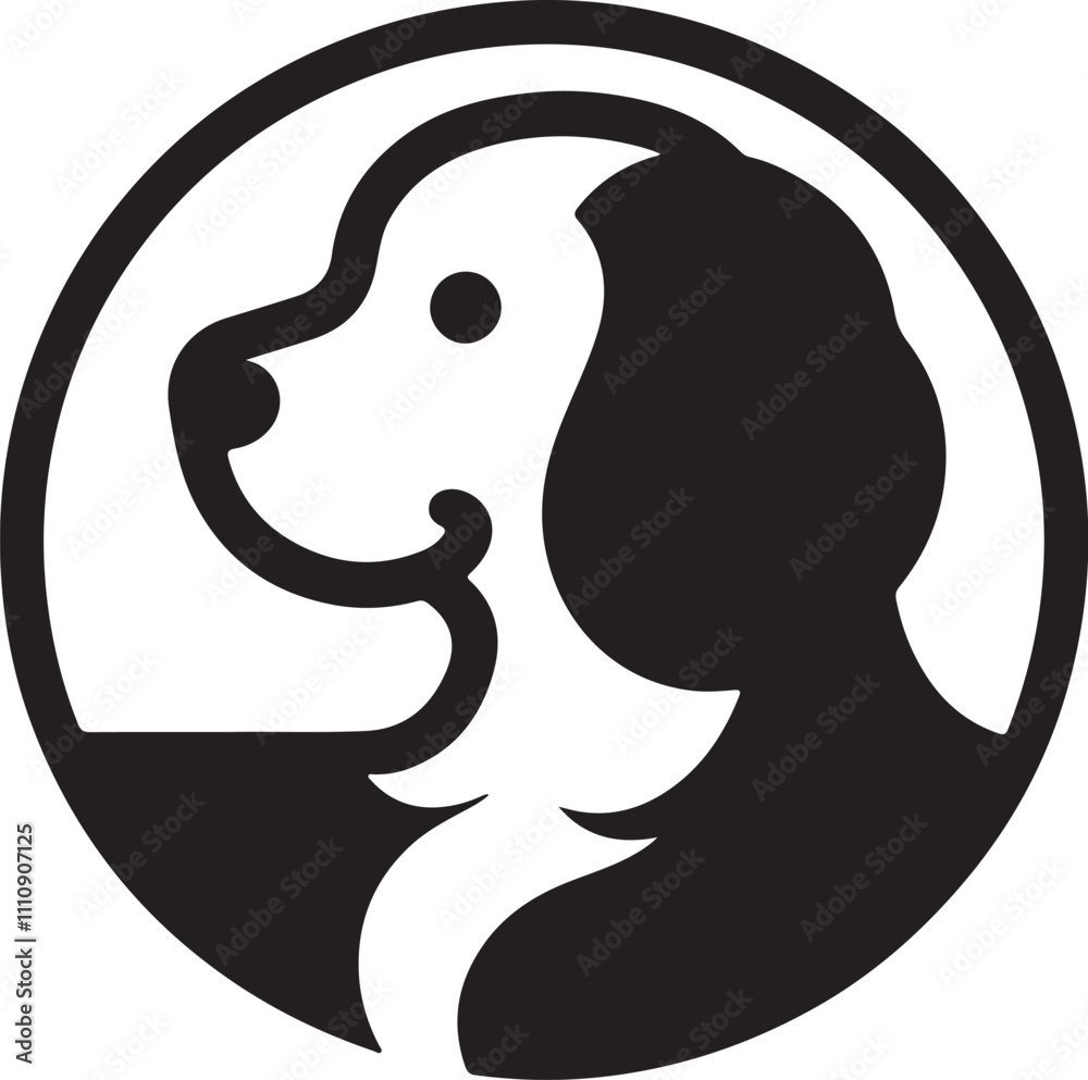 Cute Dog vector with white background Cute Dog vector with white background
