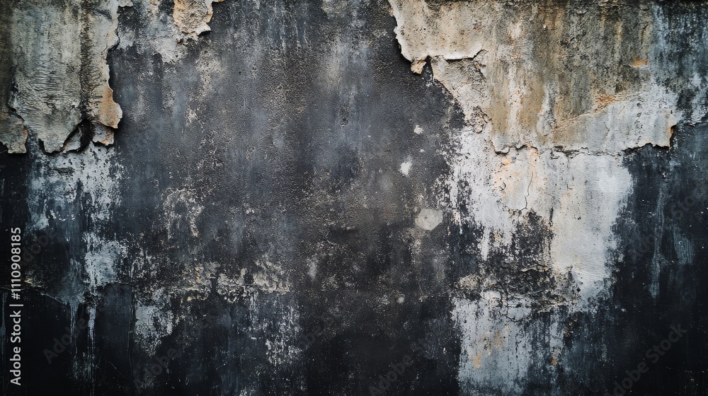 Obraz premium Black wall grunge composition background 