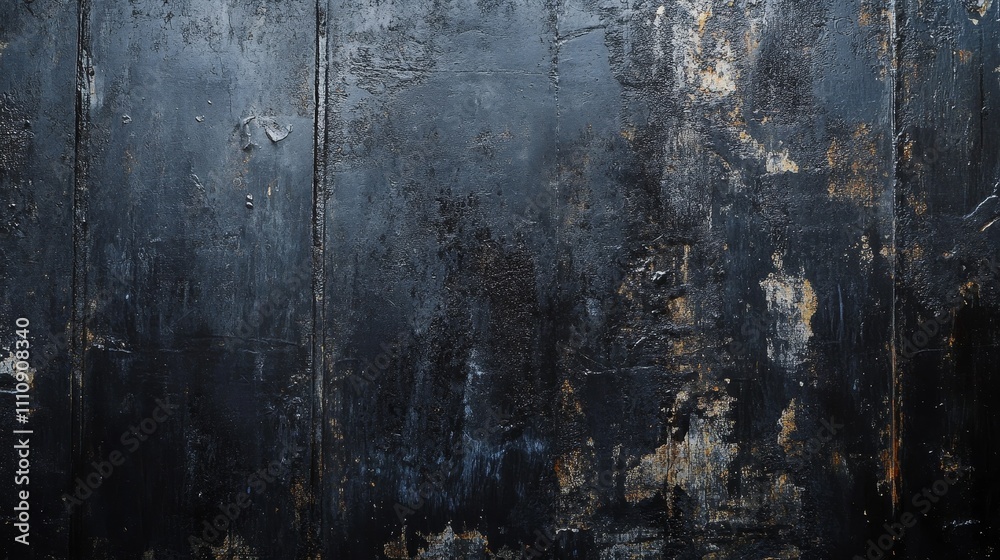 Black wall grunge composition background 