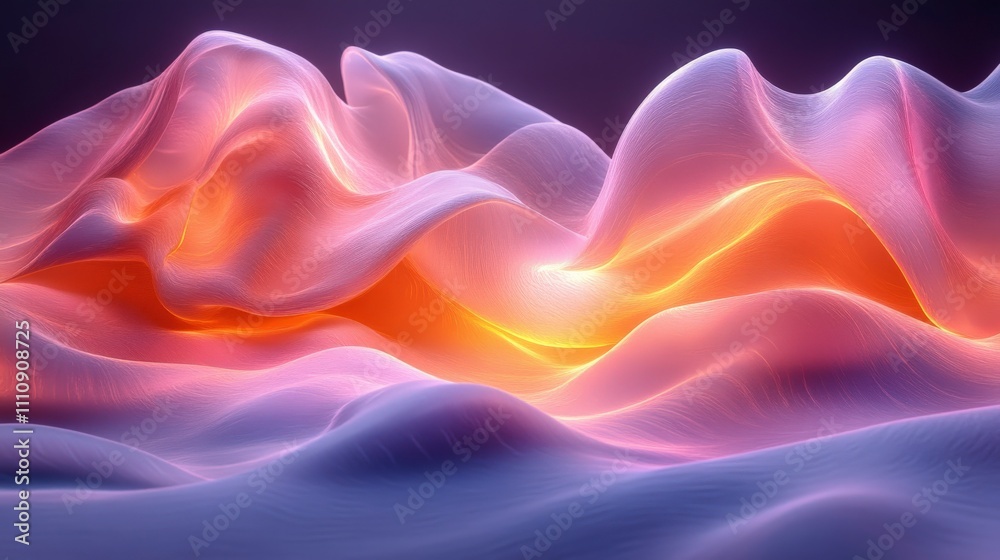 Abstract Fluid Shapes with Soft Waves and Glowing Light in Pastel Colors, Ideal for Backgrounds and Creative Design Projects Abstract Fluid Shapes with Soft Waves and Glowing Light in Pastel Colors, Ideal for Backgrounds and Creative Design Projects