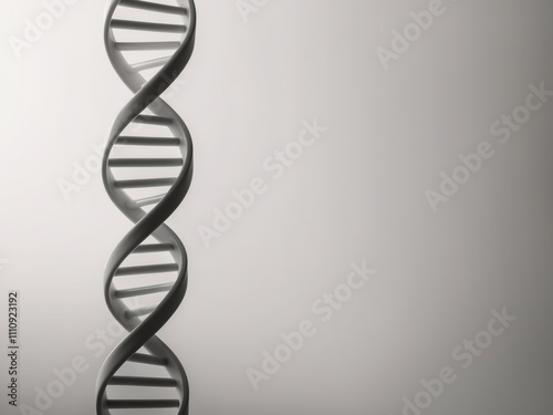 The double helix of life a symbol of genetic code.
