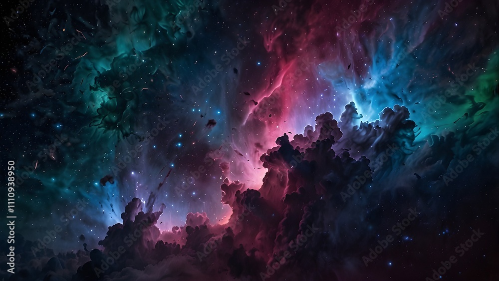 Bright bolts of light explode from a deep magenta nebula, illuminating the night sky with a magnificent aurora of crystalblue particles. As the stars twist, the electric-blue plasma dances delicately. Bright bolts of light explode from a deep magenta nebula, illuminating the night sky with a magnificent aurora of crystalblue particles. As the stars twist, the electric-blue plasma dances delicately.